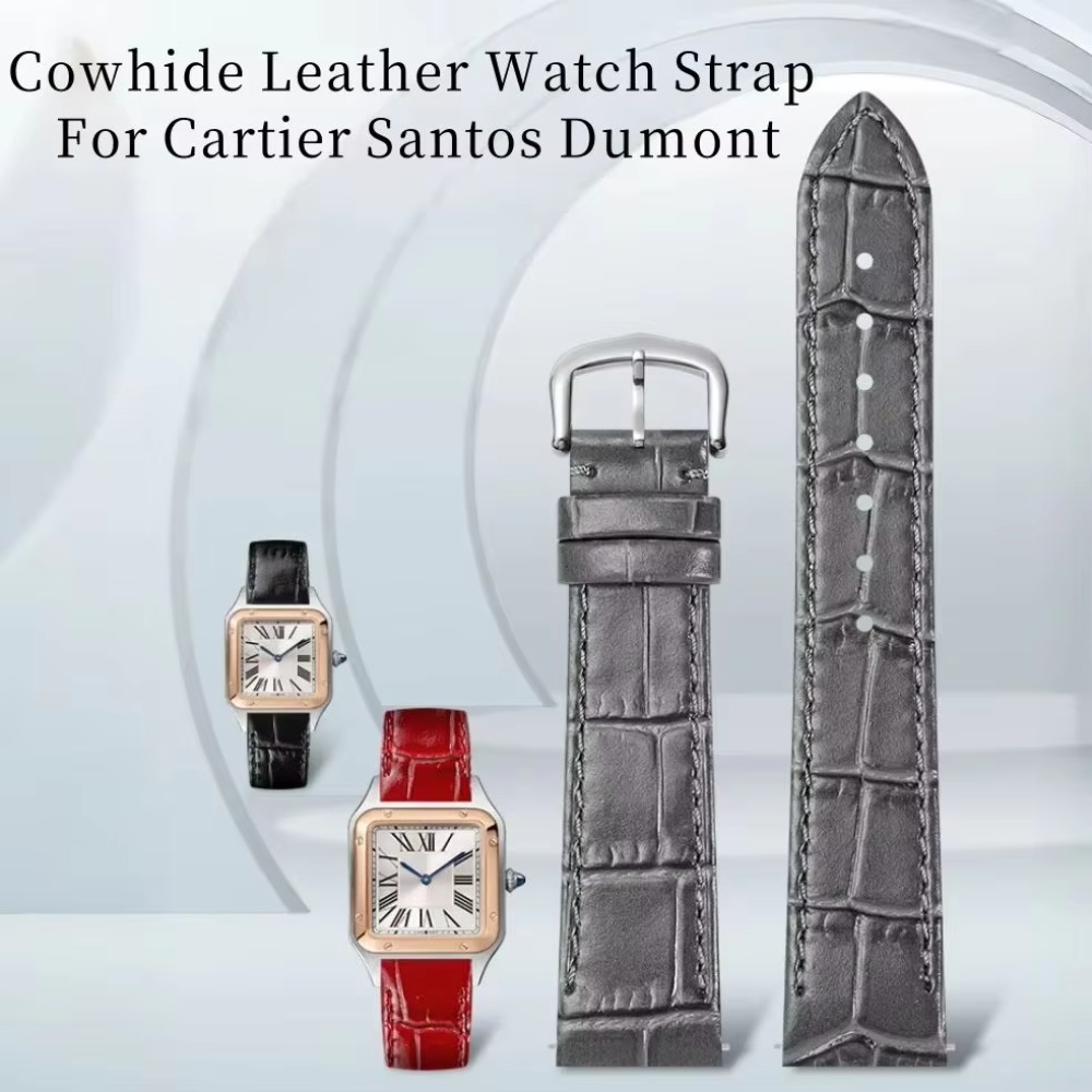 15.5mm 17.5mm 19mm Alligator P - огляд і ціна Cartier Watch Santos