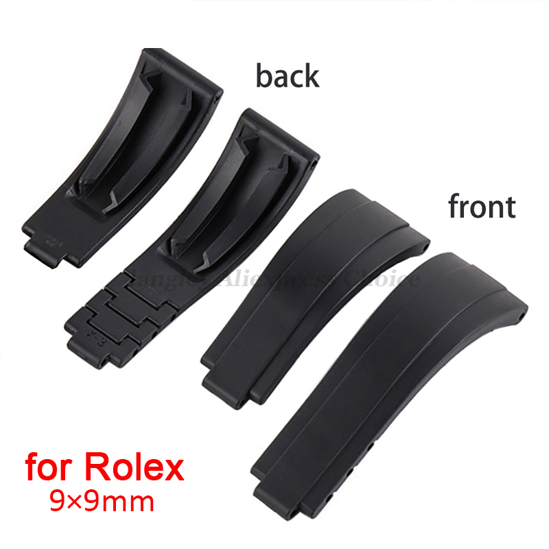 For Rolex Rubber Wrist Yacht D - огляд і ціна Curved Spring Bar