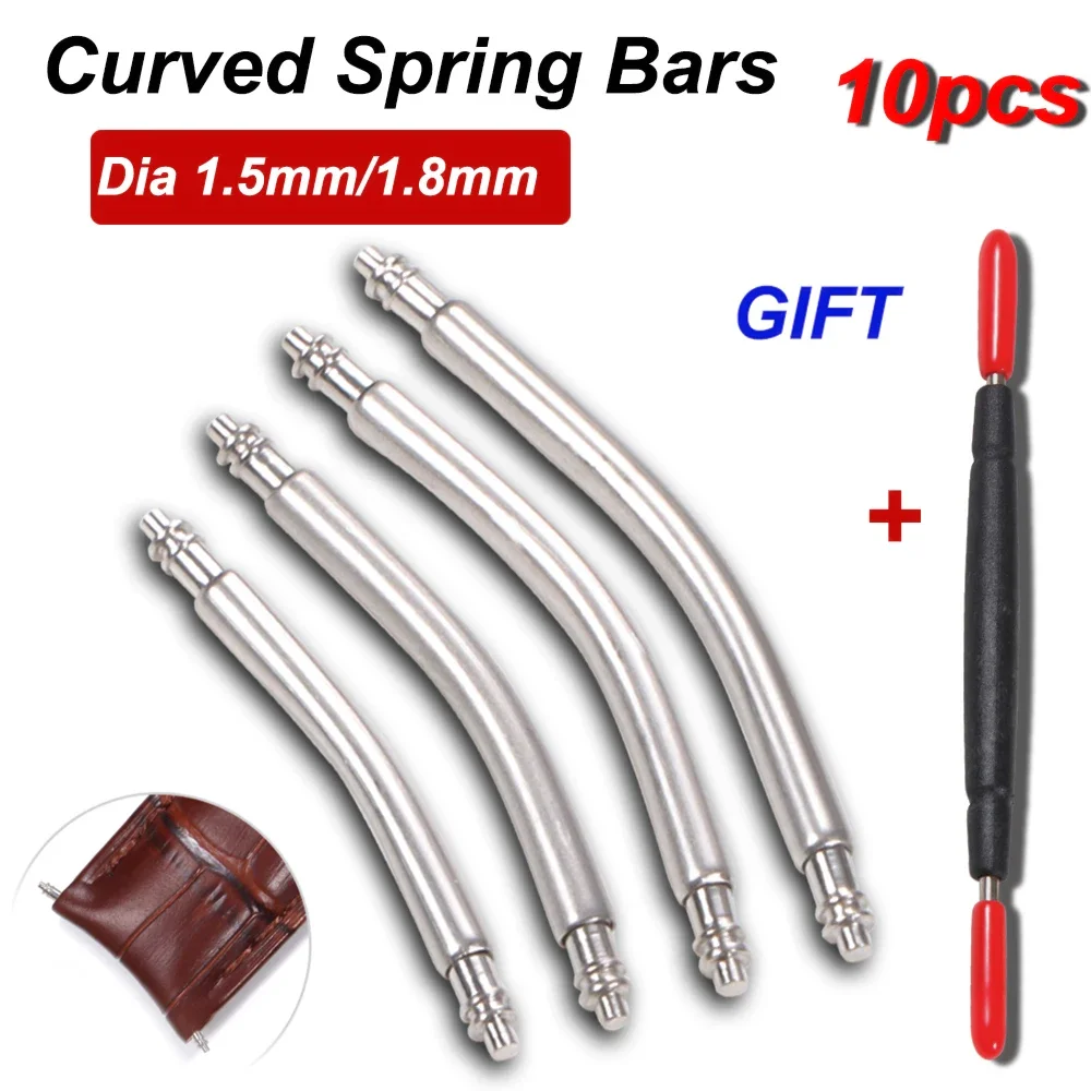 10pcs Curved End Spring Bar Di - огляд і ціна Spring Bar Tool Set