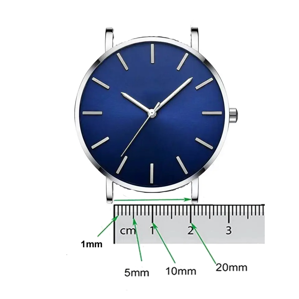 Denim Leather Strap 10mm 12mm  - огляд і ціна Suede Strap Watch