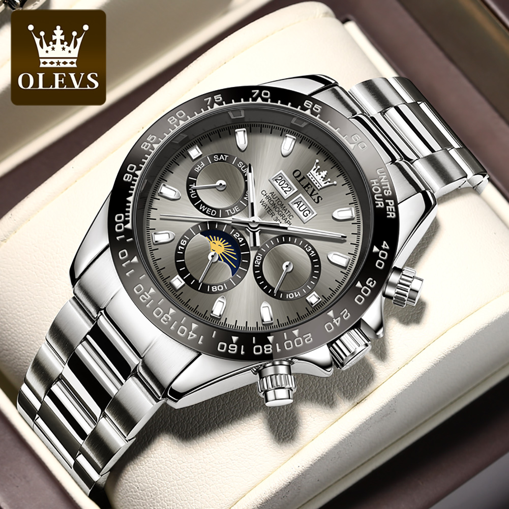 OLEVS 6654 Luxury Mens Watch C - огляд і ціна Seiko Watch Presage