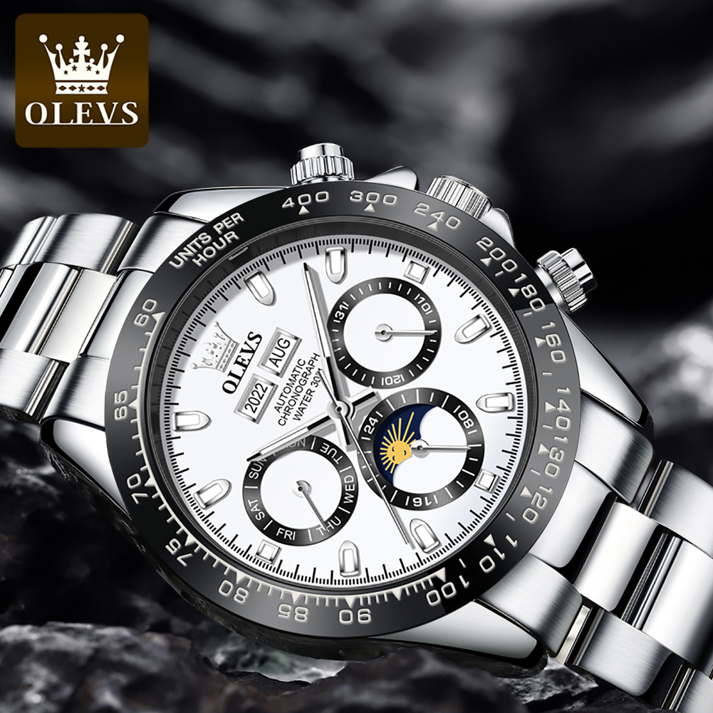 OLEVS 6654 Luxury Mens Watch C - огляд і ціна Seiko Watch Presage