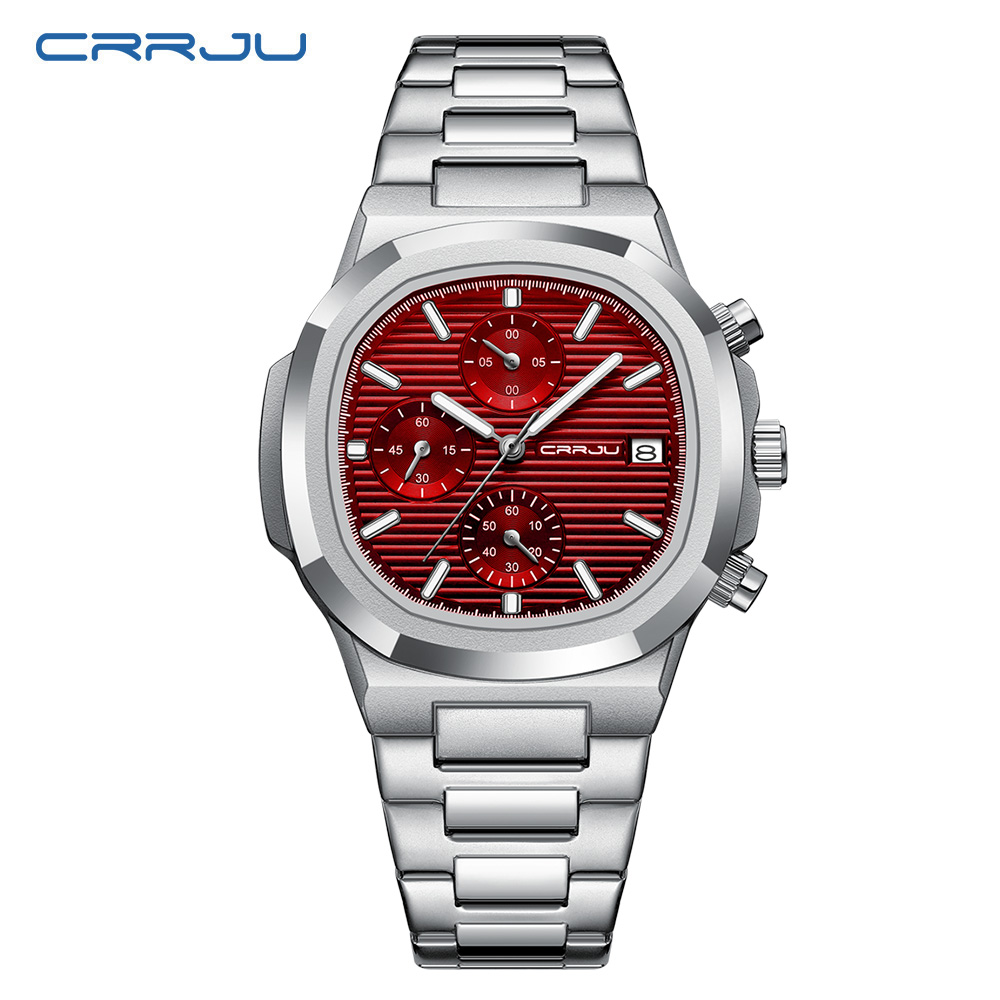 CRRJU Luxury Man Watch Busines - огляд і ціна Patek Philippe Watch Nautilus